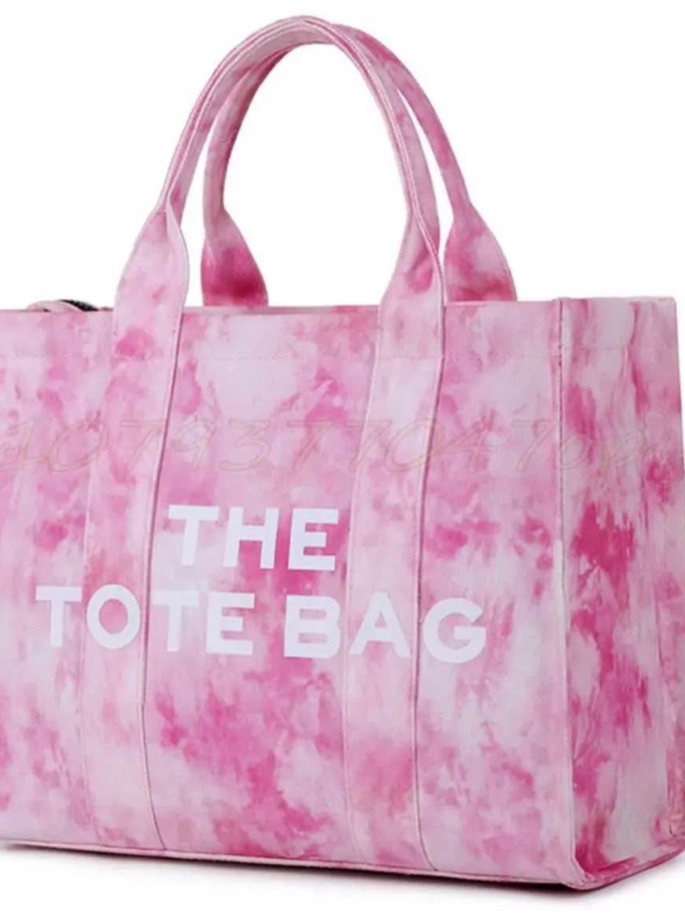 Pink Tie-Dye Tote